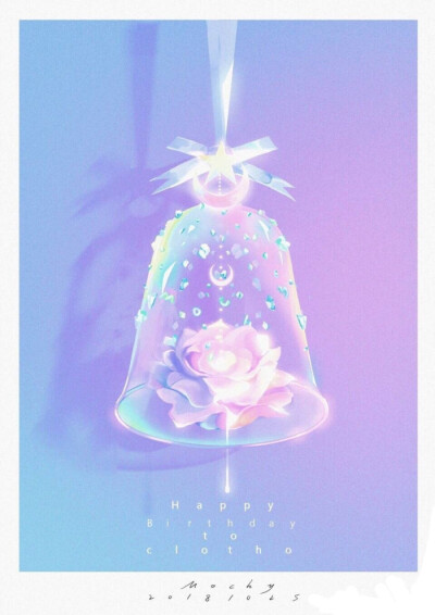 绝美神仙配色 静谧时光 画师：Mochy爱夏天