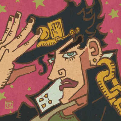 【套图】《jojo》 毕加索画风 搞怪 沙雕 宿舍头像 空条承太郎