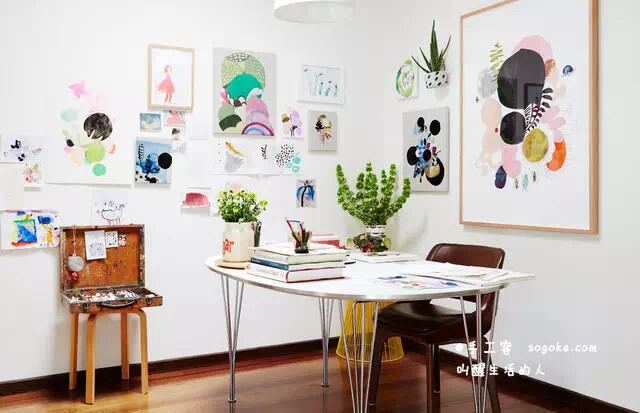 澳大利亚墨尔本女插画师kat macleod,是3个孩子(一个4岁,二个2岁的