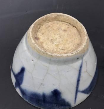 明代中期花草纹瓷碗