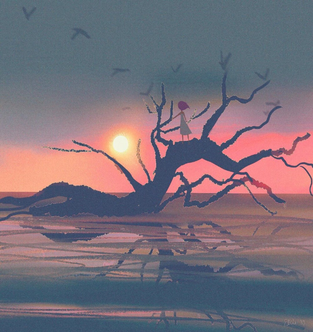 温柔又梦幻的色彩
插画师：ELIOLI
twi：ELIOLIart ​ ​​