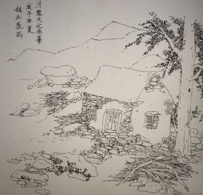 线描练习。