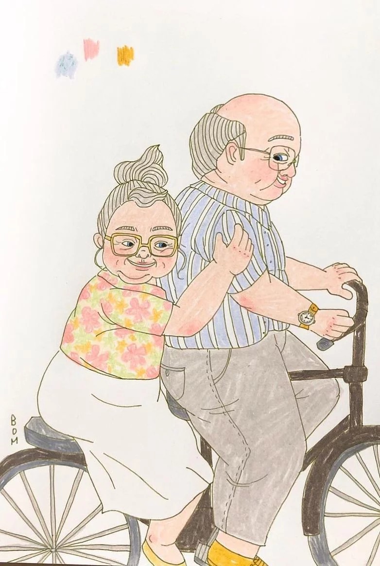 韩国插画家bomsamuso