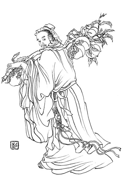 白描人物图谱