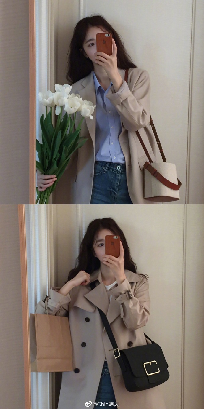Style｜温柔气质风格韩国女生的dailylook记录
简约款式柔和色系组成的经典韩系穿搭