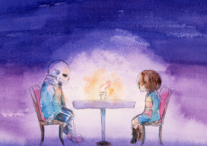 ［传说之下undertale］sans和frisk