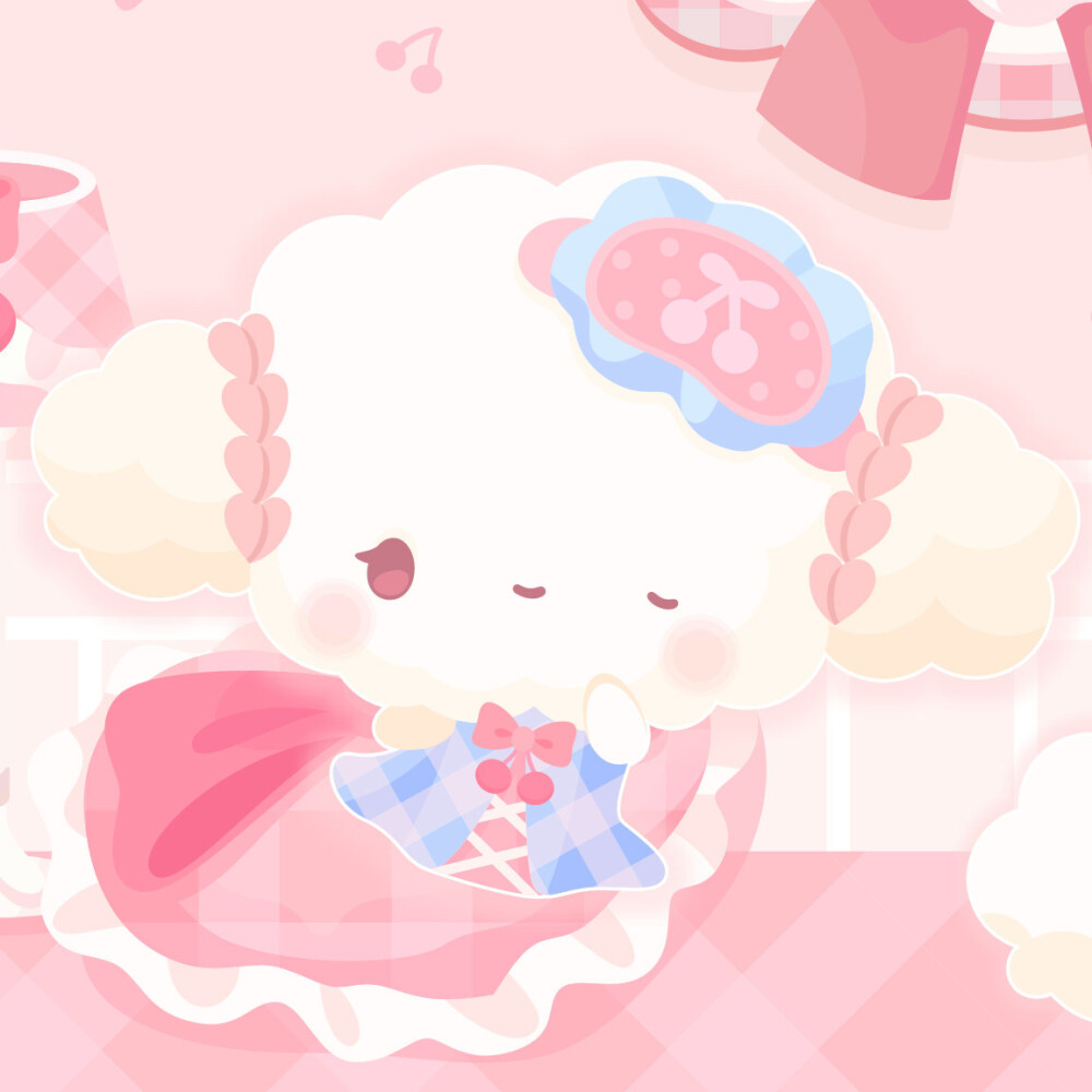 三丽鸥可爱闺头小猫在午睡地球在转圈