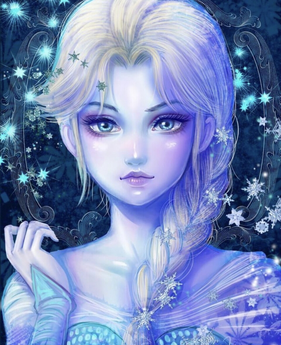 爱莎女王睡美人迪士尼公主