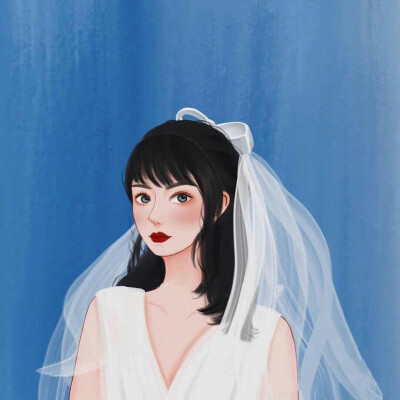 婚纱女头｜喜自取
二传注明陈乐恩