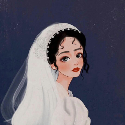 婚纱女头｜喜自取
二传注明陈乐恩