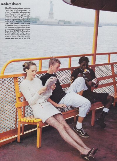 US Vogue September 1994
"Modern Classics"
Models: Debbie Deitering & Unknown
Photographer: Ellen von Unwerth
Stylist: Anne Christensen
Hair: Christiaan Houtebous
Makeup: Sonia Kashuk ​​​