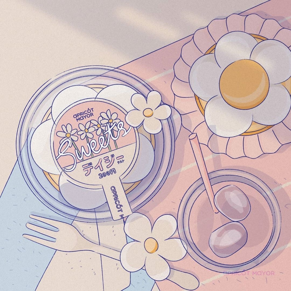 正方形粉色少女心壁纸