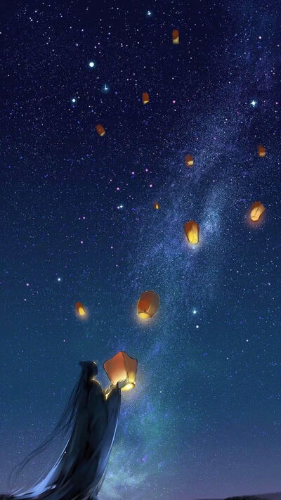 古风星空电脑壁纸