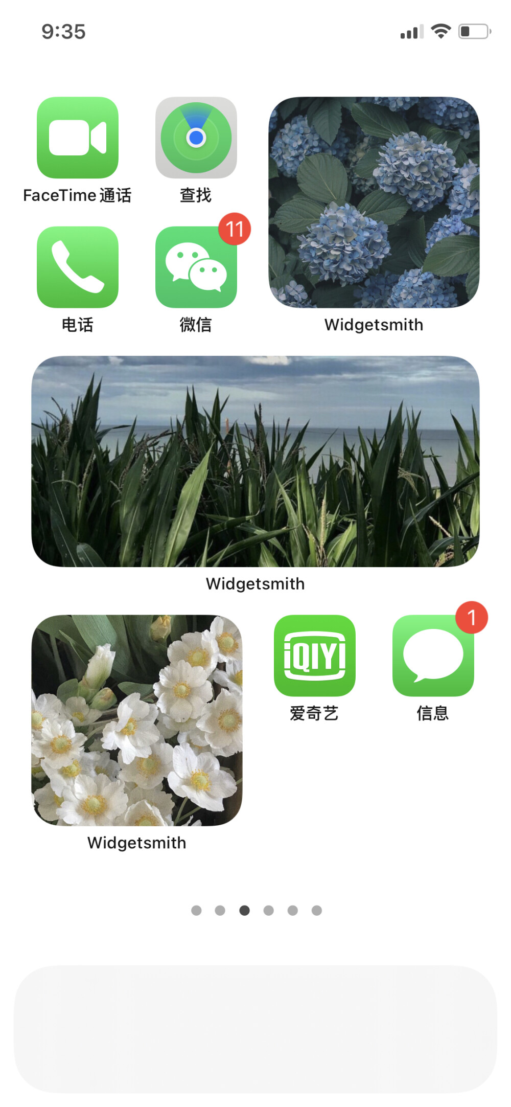 iOS14桌面布局