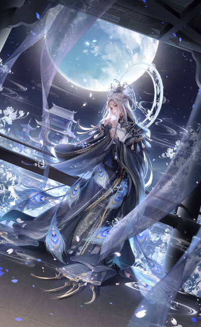 卿月
❁卿宵落月
❁长风澹月