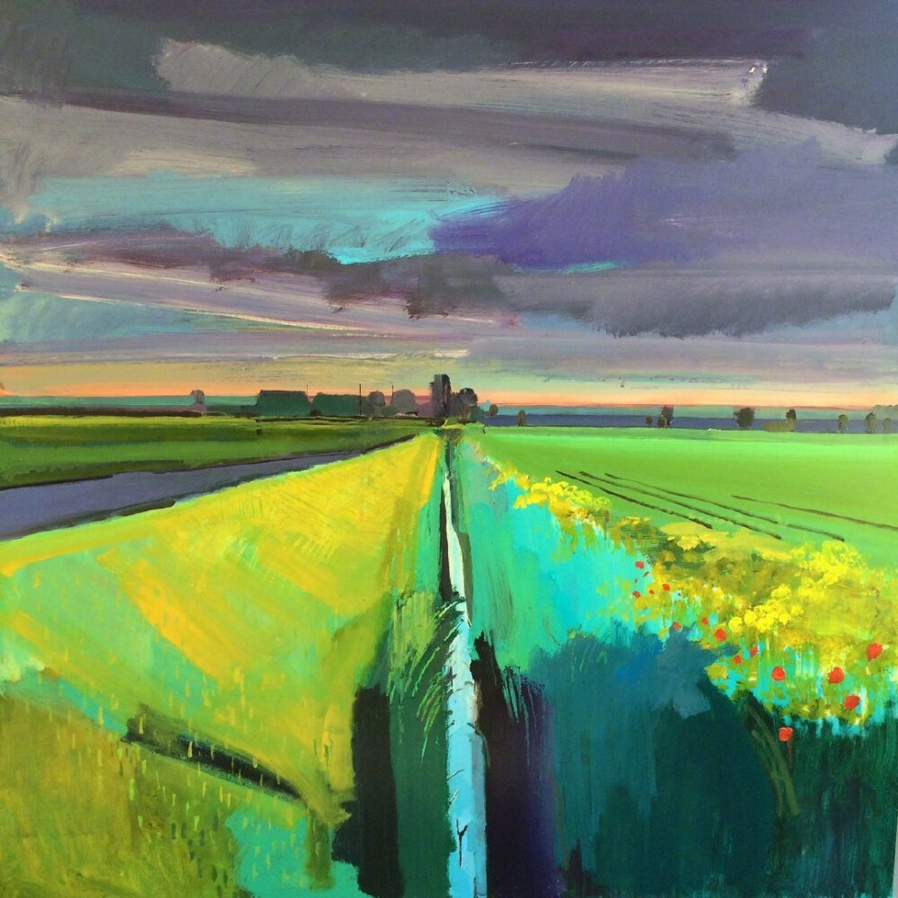 艺术家 | Fred Ingrams 绘画作品
鲜明大胆地颜色，干净利落的笔触。