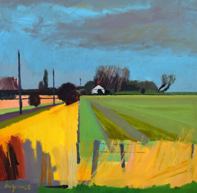 艺术家 | Fred Ingrams 绘画作品
鲜明大胆地颜色，干净利落的笔触。