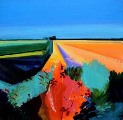 艺术家 | Fred Ingrams 绘画作品
鲜明大胆地颜色，干净利落的笔触。