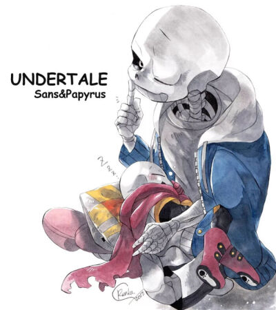 ［传说之下undertale］骨兄弟sans和papyrus