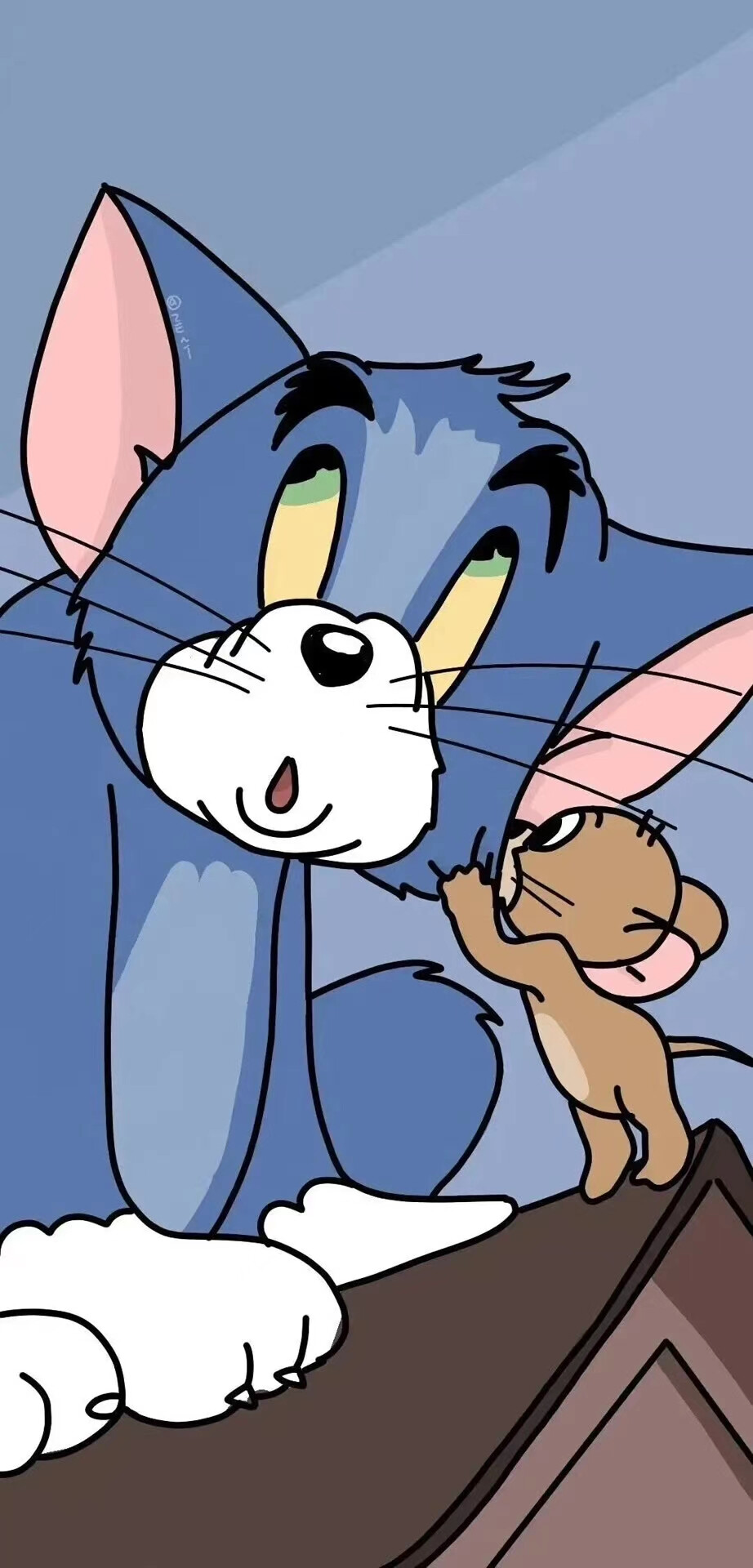 一对壁纸 猫和老鼠 汤姆 杰瑞