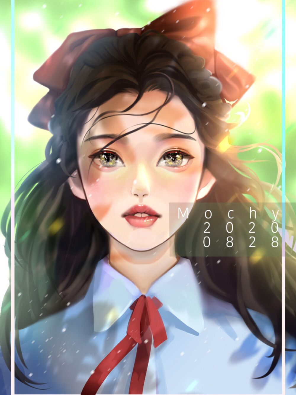 少女的秘密 | 美轮美奂
画师：Mochy爱夏天