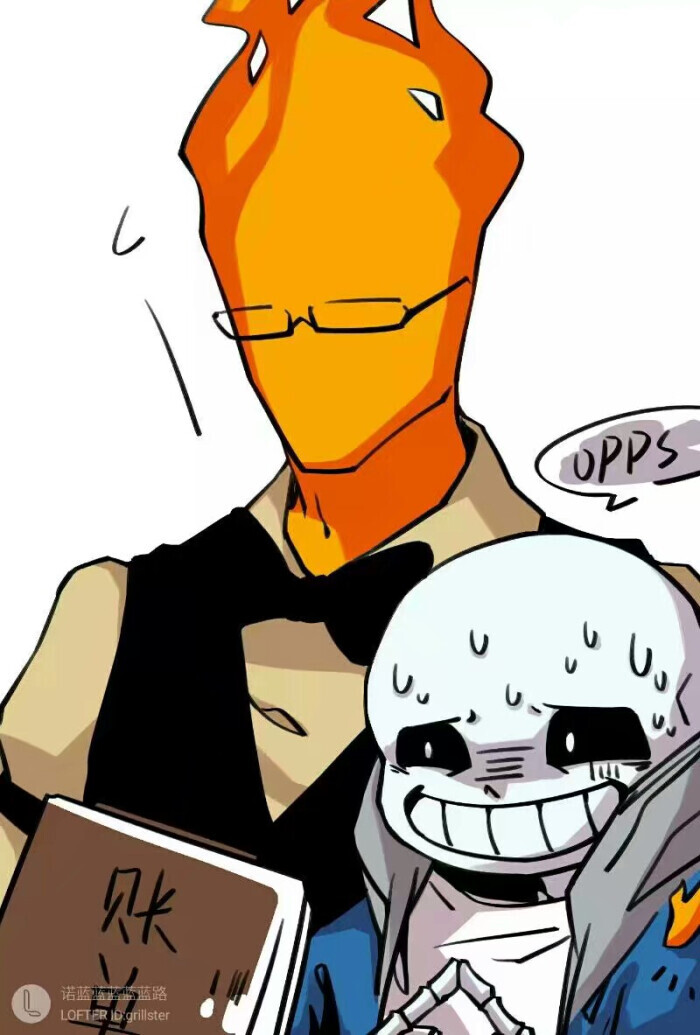 ［传说之下undertale］sans和grillby