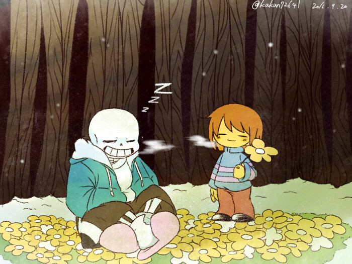 ［传说之下undertale］sans和frisk