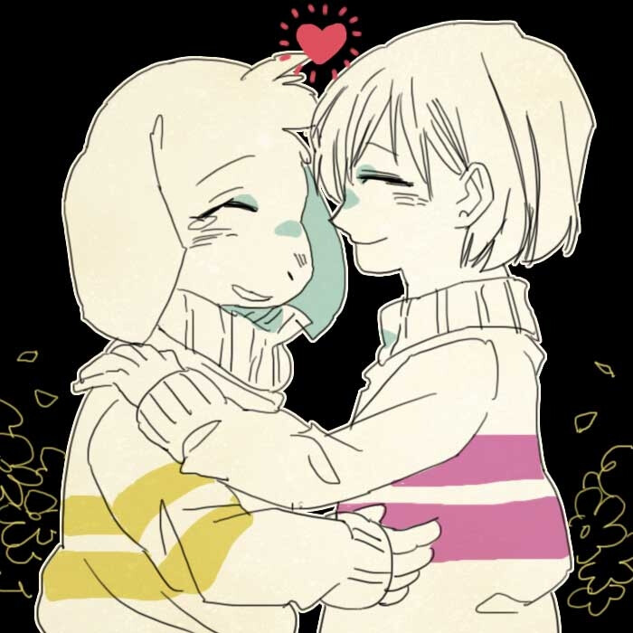 ［传说之下undertale］asriel和frisk