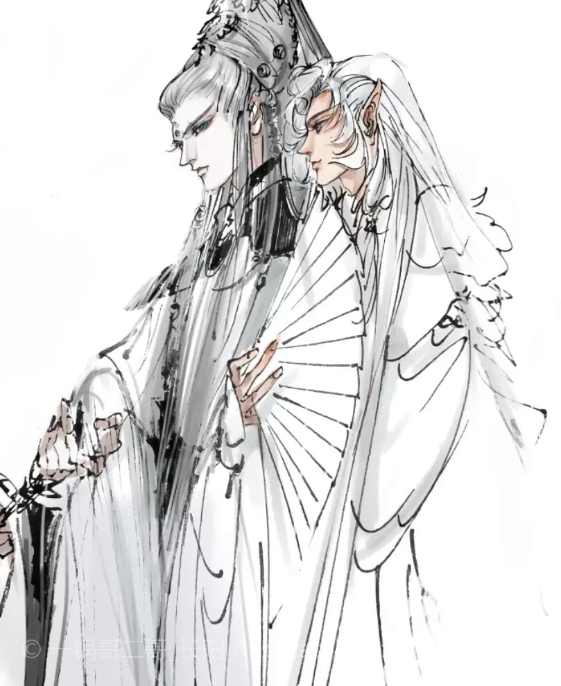 绮罗生 #霹雳布袋戏# 画师见水印