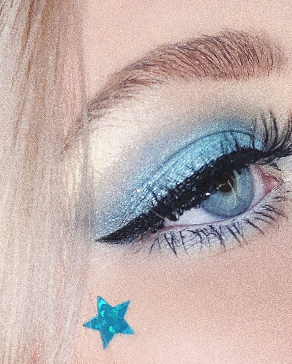 *loren gray*ocean blue style!makeup ！soooo gorgeous