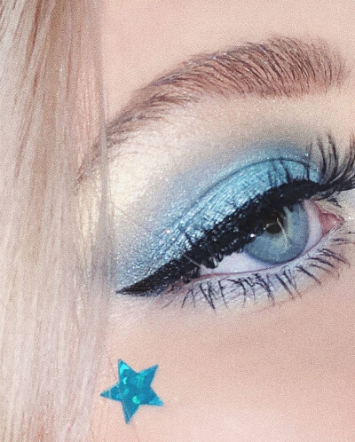 *loren gray*ocean blue style!makeup ！soooo gorgeous