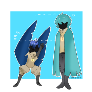 原绘师：黑色番茄酱（搬运需署名）
作品均为指绘

洛洛历险记/武战道  拟人/同人
（结合了光遇形象的一些ooc同人）