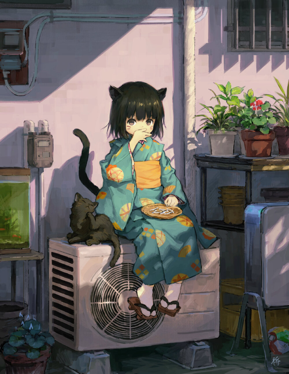 猫系少女の日常
twi：Sho_lwlw