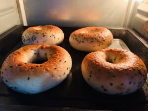 Bagel～葡萄贝果～洋葱培根贝果～你更喜欢哪个口味～