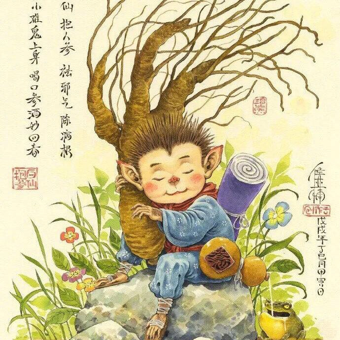 第七百三十三期-候亚楠 中国插画师 来自古代山海经的神兽插画