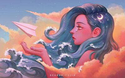 插画 画师Karmen Loh作品