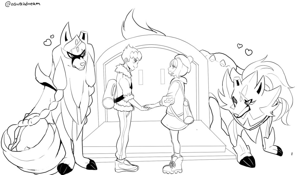 口袋妖怪剑盾/赫优 赫普X悠莉 这对超甜(*/ω＼*)(*/ω＼*)