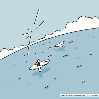 cr.aube.blue 治愈风背景图