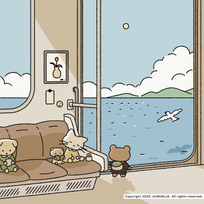 cr.aube.blue 治愈风背景图