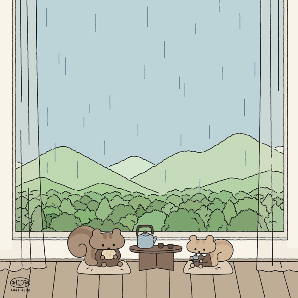 cr.aube.blue 治愈风背景图