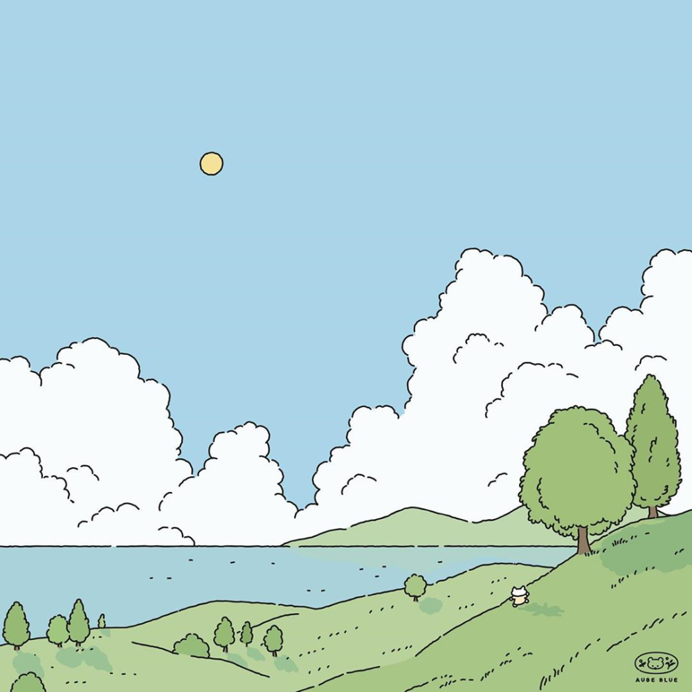 cr.aube.blue 治愈风背景图