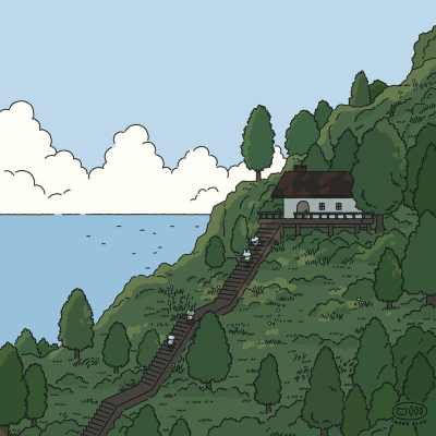 cr.aube.blue 治愈风背景图