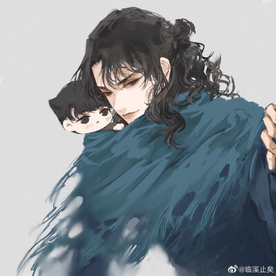 男团和他的猫
画师lof：临溪止矣