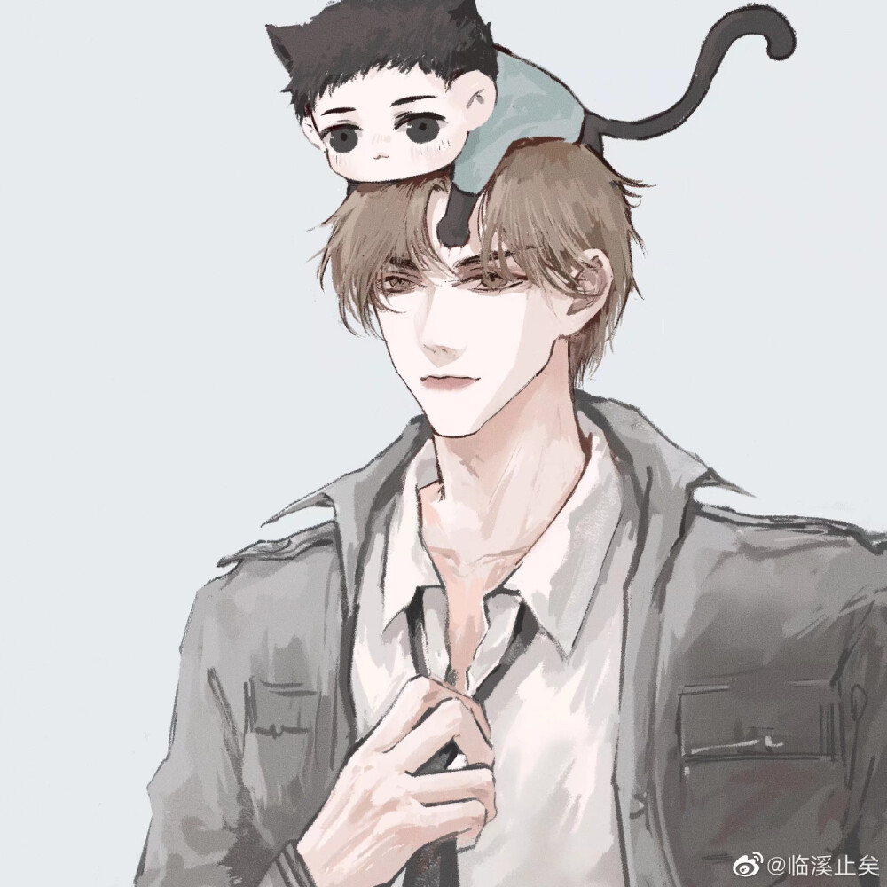 男团和他的猫
画师lof：临溪止矣