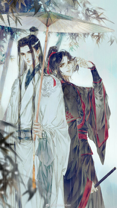 《魔道祖师》蓝忘机&魏无羡（忘羡）
图源微博：STARember