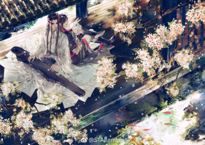 《魔道祖师》蓝忘机&魏无羡（忘羡）
图源微博：STARember