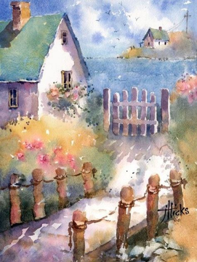 ·彩插集·
童话小镇| 美国水彩画家 Joyce Hicks ​ ​​​