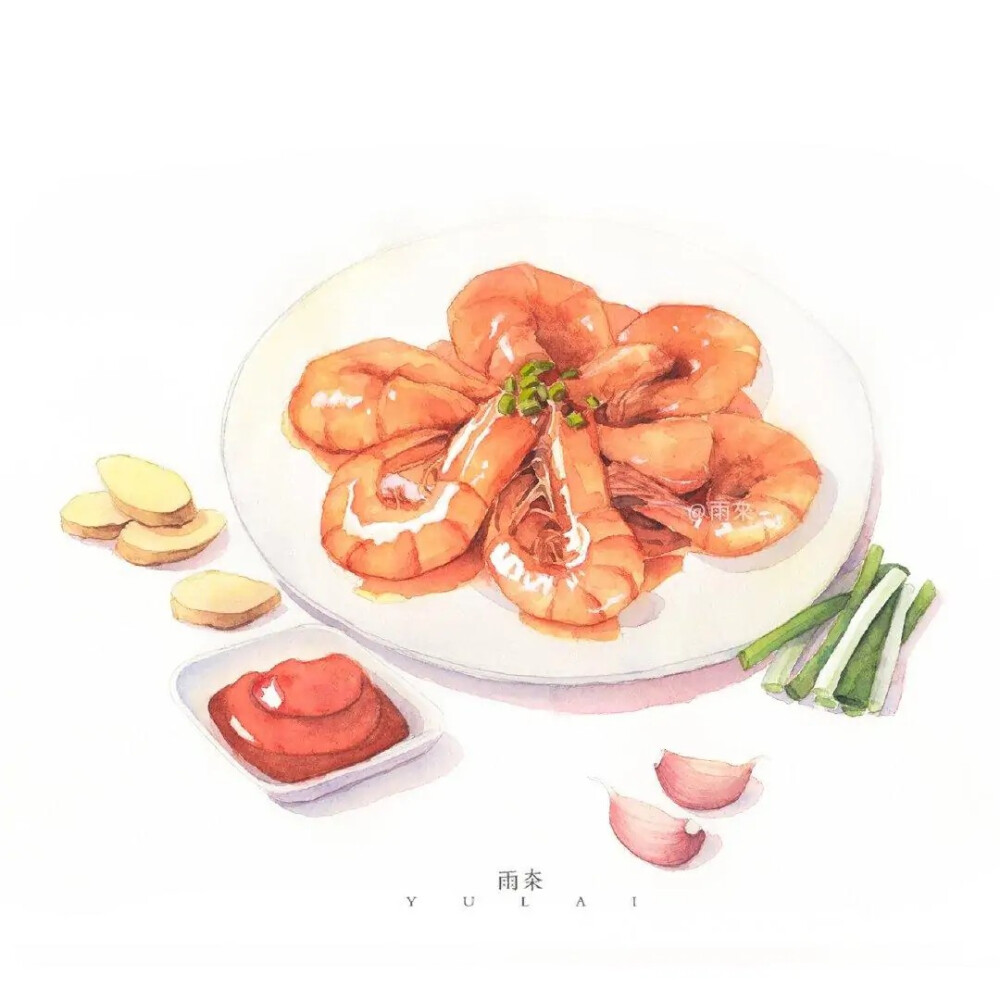 美食插画