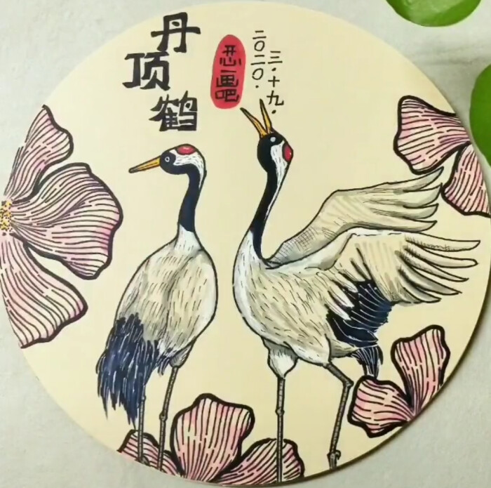 荷花 火烈鳥 鶴 鵝 魚