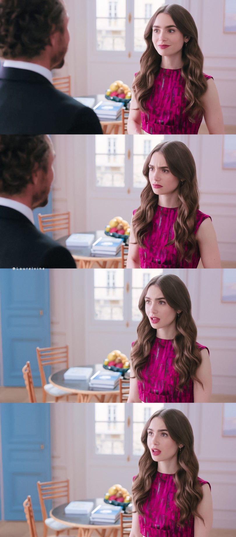 Lily Collins
Emily in Paris / 艾米丽在巴黎 (2020)
S01E04
[weibo@Laurelvine]